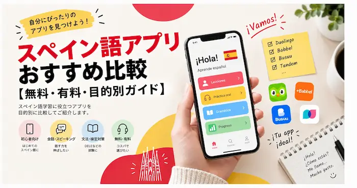 スペイン語学習アプリのイメージ